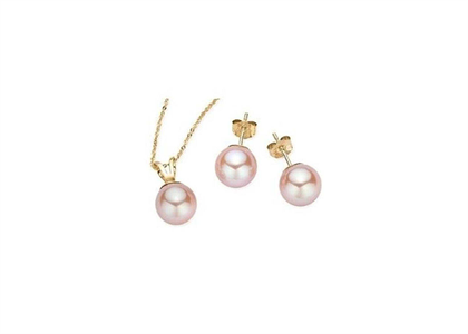 Gold Plated | Pearl Pendant Sets